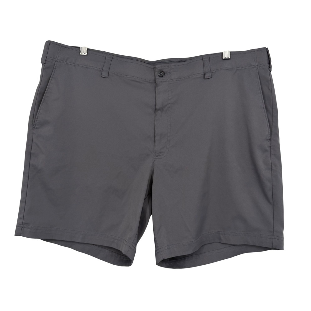 PGA Tour Golf Shorts Mens 42 Charcoal Grey Excellent Stretch Performance Active
